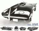 [thumbnail of 1960 Plymouth XNR Concept Car Rr Qtr & Multi-View BW.jpg]